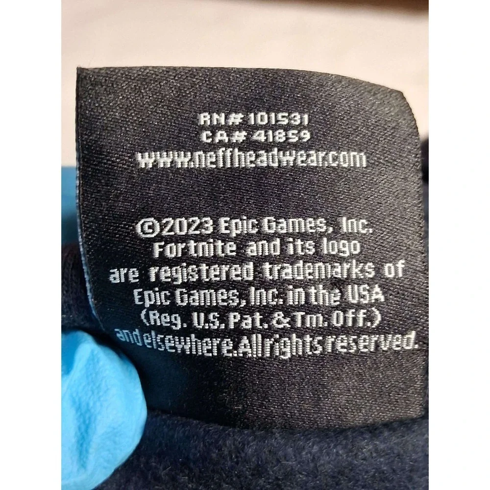 Fortnite Collection by NEFF Navy Zip Up Hoodie Sweatshirt Mens XL Banana Graphic